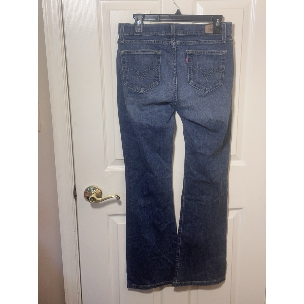 Levi's 529 Curvy Boot Cut Jeans Women's Size 10 Medium Wash Stretch Denim - Picture 2 of 7